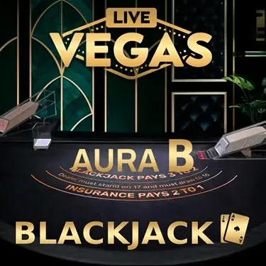 Blackjack Aura B table game